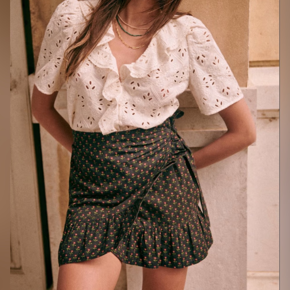 Sezane Camila Skirt NWT
